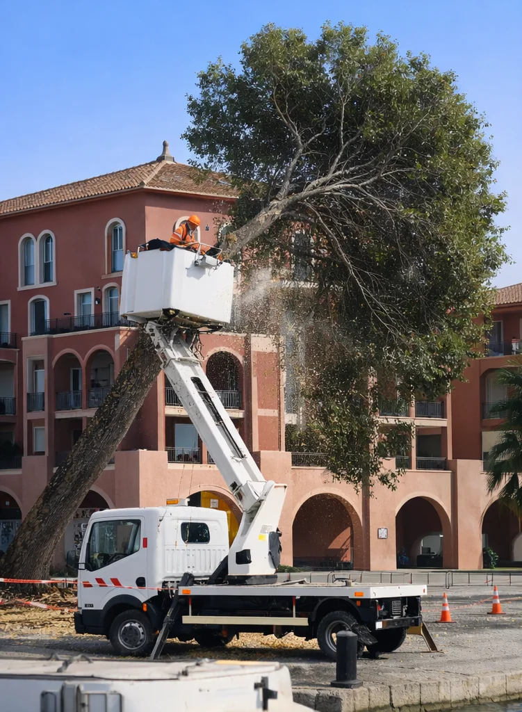 Arbre avant abattage à Lattes