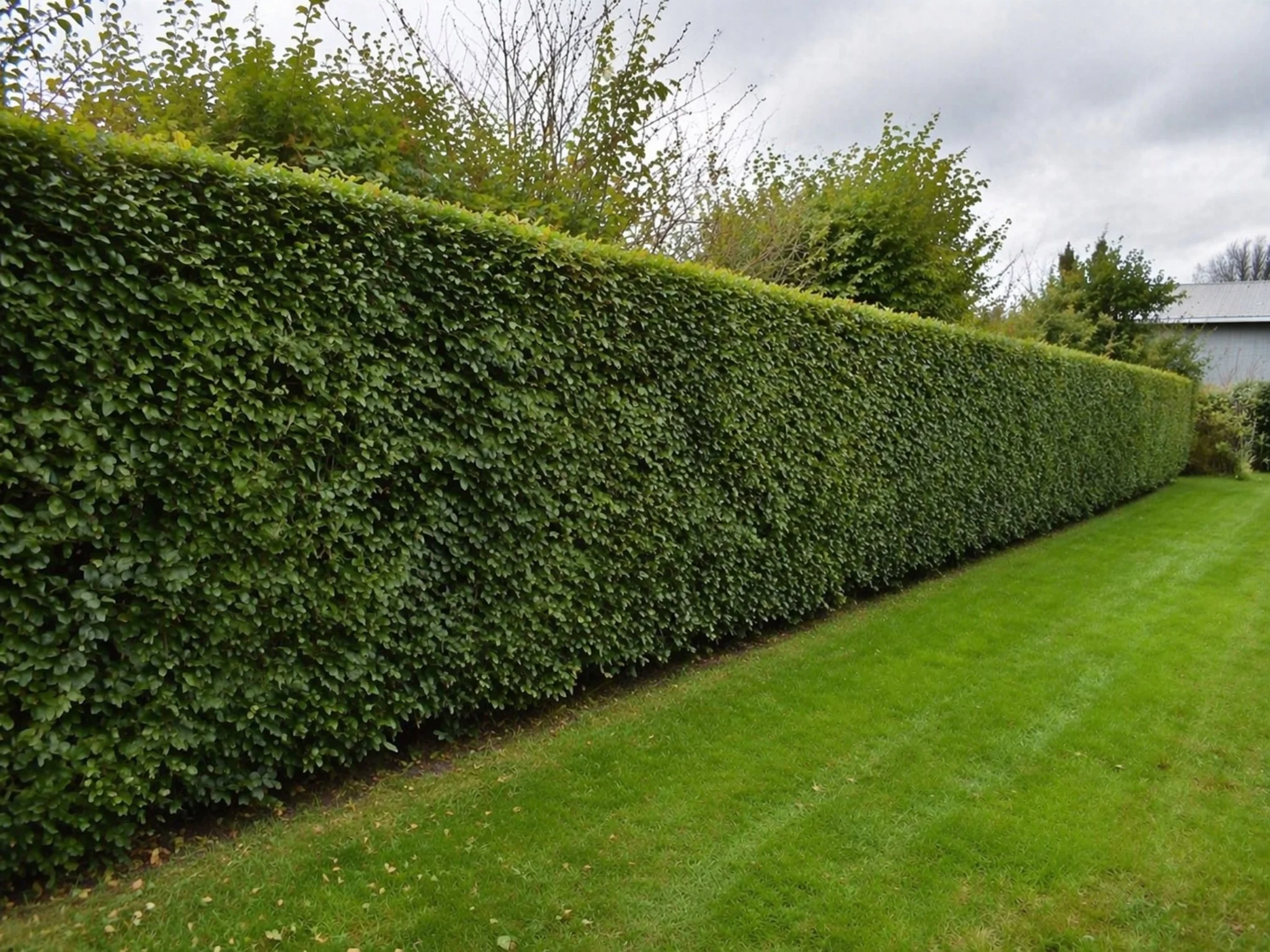 Haie après élagage par WEISS Elagueur à Jacou